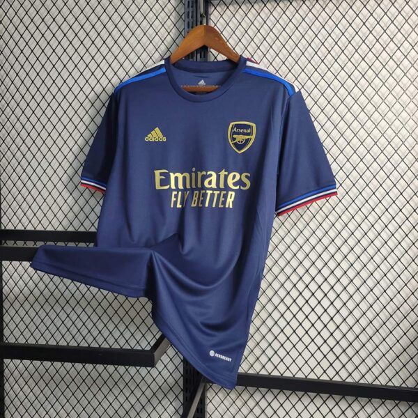 Camisa do Arsenal Azul Temporada 23/24 - Torcedor - Image 4